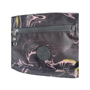 Kipling Sabian U PRT Small Flap Crossbody Bag Gray w/Soft Marble Print NEW
